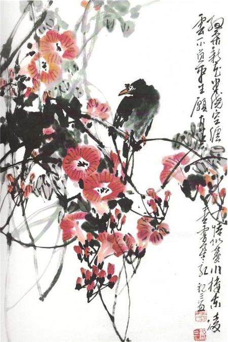 花鸟寄乡情，翰墨飘馨香 ——胡祝三回盐城办个展