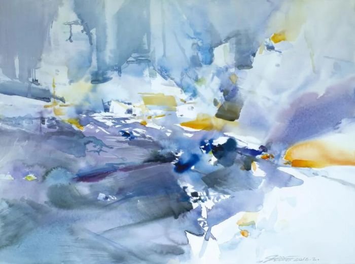 刘海粟美术馆展出“自然的气息”水彩画展
