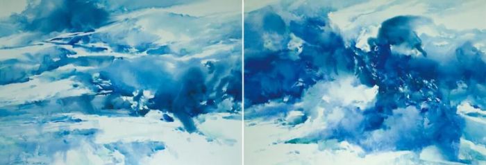 刘海粟美术馆展出“自然的气息”水彩画展