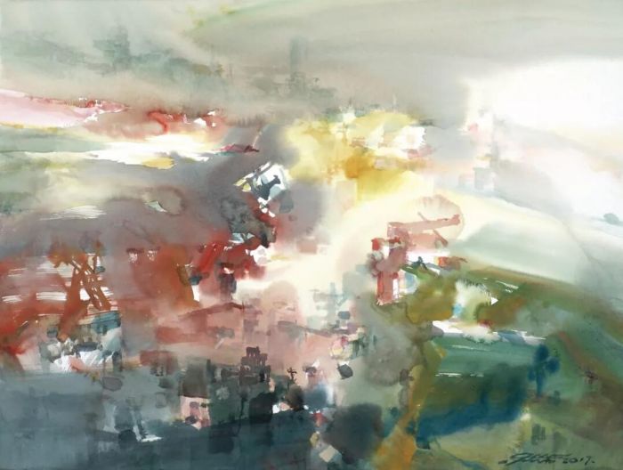 刘海粟美术馆展出“自然的气息”水彩画展