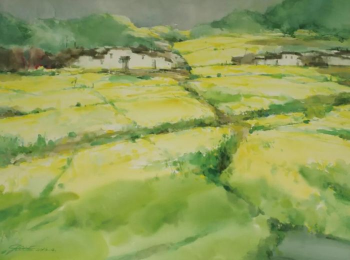 刘海粟美术馆展出“自然的气息”水彩画展
