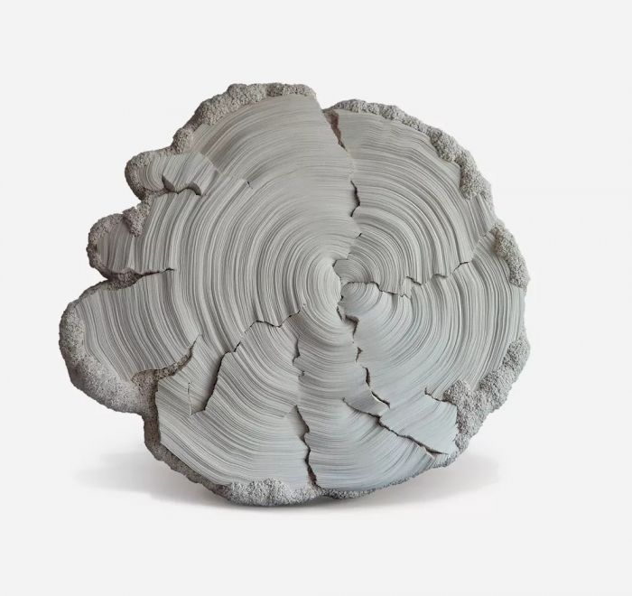 > Simone Pheulpin,法国，“特大号增长”，棉织物和针，2017