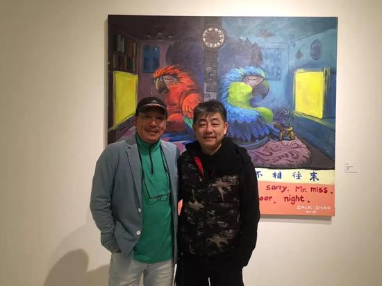 前行·当代艺术展在山水美术馆开幕