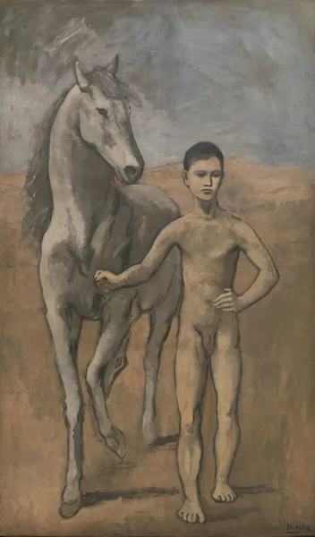毕加索《牵马的男孩》, 1906