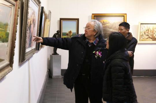 “北方冬韵”——庆祝改革开放四十周年中俄油画论坛暨学术邀请展启幕。