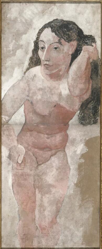毕加索《持梳子的女人》, 1906