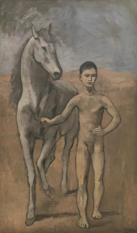毕加索《牵马的男孩》, 1906