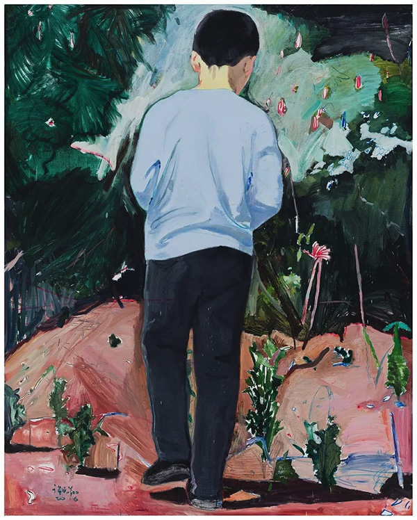 许宏翔，健健，200×160cm，布面油彩，2016