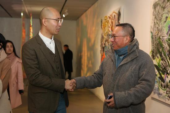 嘉宾在展览现场