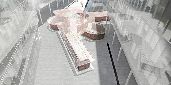 abwab pavilion展厅展出了该地区设计师的设计作品