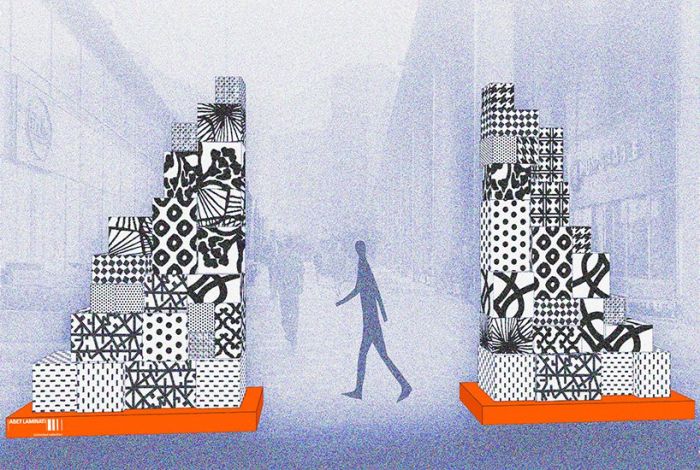 abet laminate设计的非传统装置与paola navone的设计理念相结合