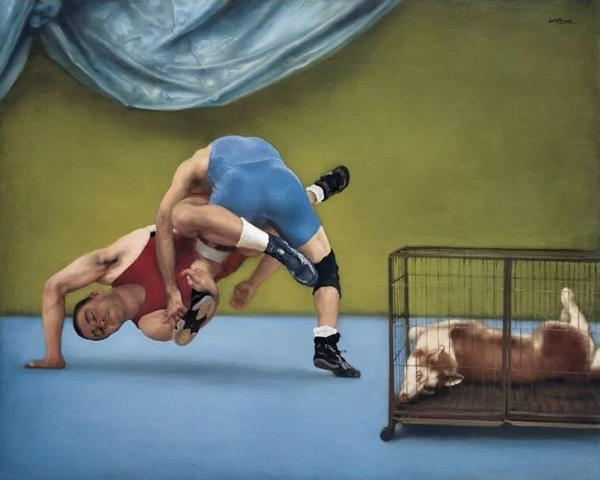 《巧合之一》布面油画160cmx200cm 2009