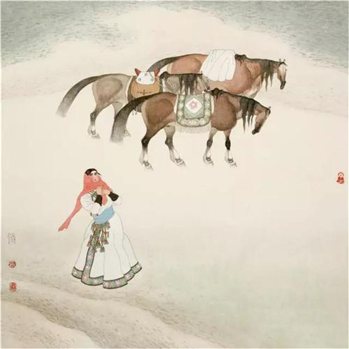 浅谈草原画家关麟英的人物画艺术