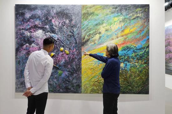朱玉祥朱佩鸿父子第五次双人展：无限生长圆满落幕