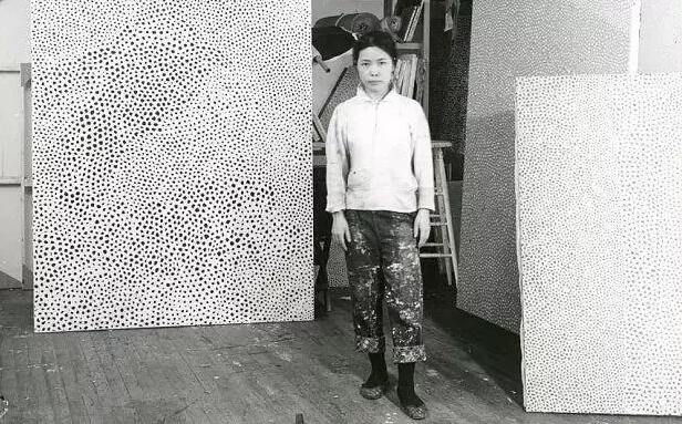 Yayoi Kusama in her New York studio, 1961
