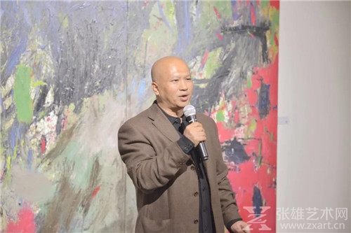 色块的震撼“边界·;唐承华新作品展” 在慧和天语艺术空间开幕