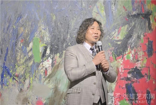 色块的震撼“边界·;唐承华新作品展” 在慧和天语艺术空间开幕