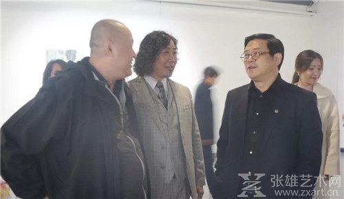 色块的震撼“边界·;唐承华新作品展” 在慧和天语艺术空间开幕