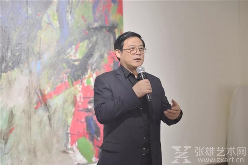 色块的震撼“边界·;唐承华新作品展” 在慧和天语艺术空间开幕