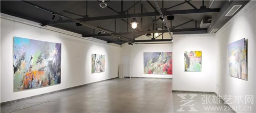 色块的震撼“边界·;唐承华新作品展” 在慧和天语艺术空间开幕