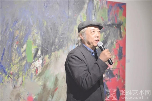 色块的震撼“边界·;唐承华新作品展” 在慧和天语艺术空间开幕