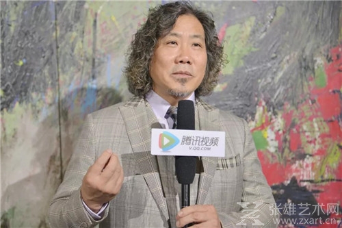 色块的震撼“边界·;唐承华新作品展” 在慧和天语艺术空间开幕