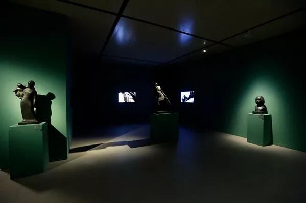 “留法艺术家与中国现代雕塑”展览现场