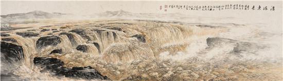浩浩东区 50x200cm 2016年创作