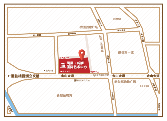 ▲ 《融频 ·刷新》科技艺术互动大展主会场地址示意图