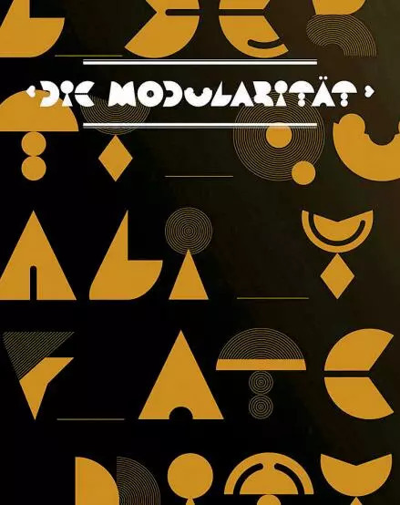 > 为《Neo2》杂志设计的“Die Modularitt”字体