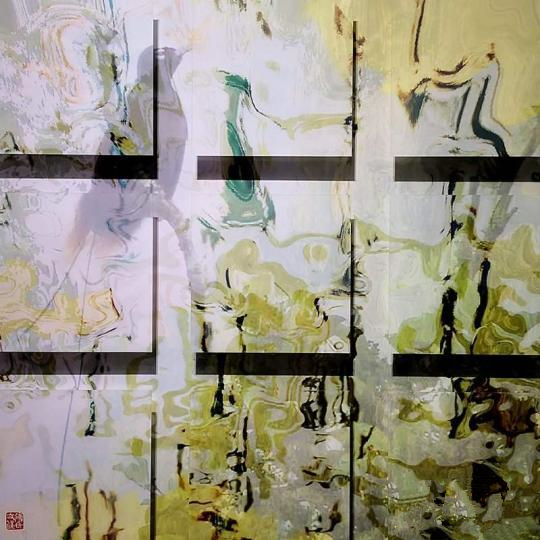《天堂鸟不在天堂》，傅文俊，数绘摄影，100x100cm，2017-2018
