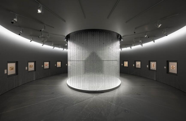 圆形展览厅。图片来自墨尔本维多利亚国家美术馆。摄影师 Takumi Ota。