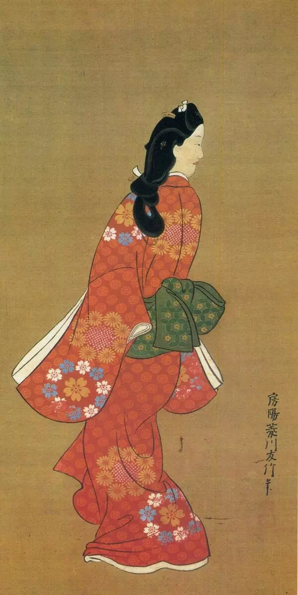 回首美人图 菱川师宣