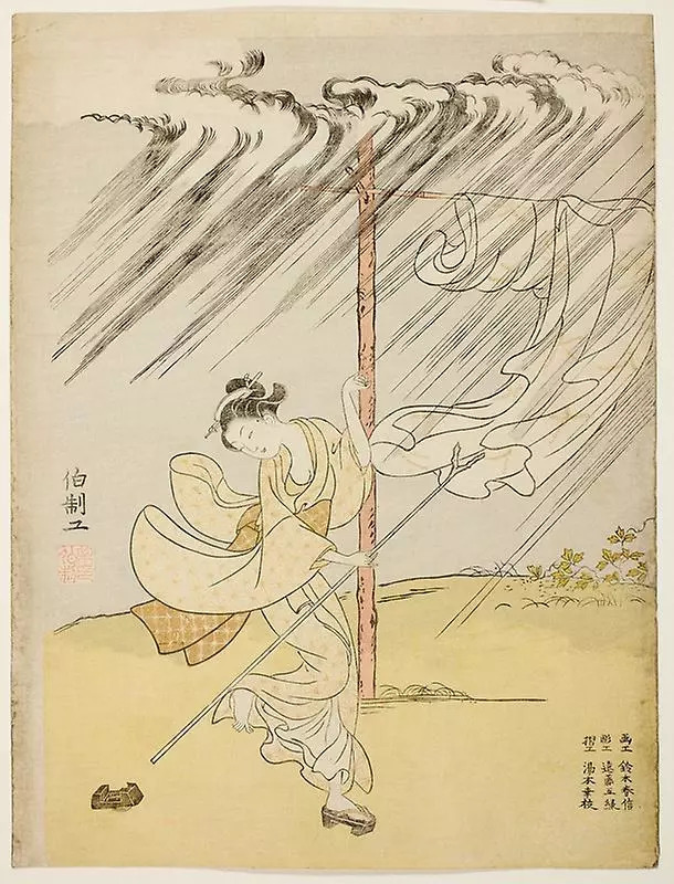 夕立 铃木春信