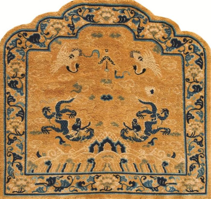 《帝国龙椅靠背》Antique rug studio-NY（美国）