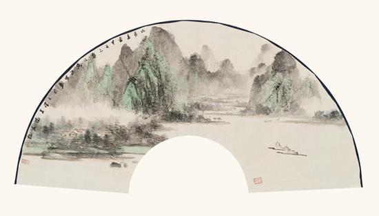 路洪明山水画展在京举办