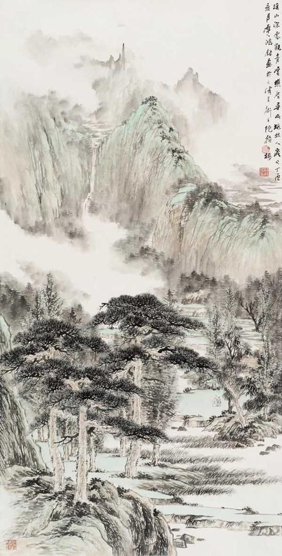 路洪明山水画展在京举办
