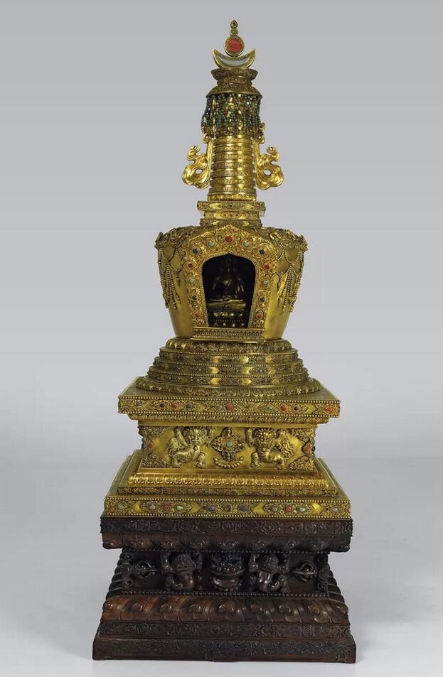 清乾隆 金发塔内务府造办处  1777 年