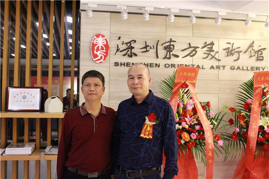 “辉煌书画作品展”在深圳东方美术馆开幕