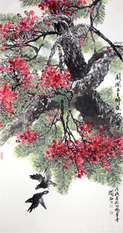 《凤凰花开——中山市树国画、诗歌创作展》将亮相中山美术馆