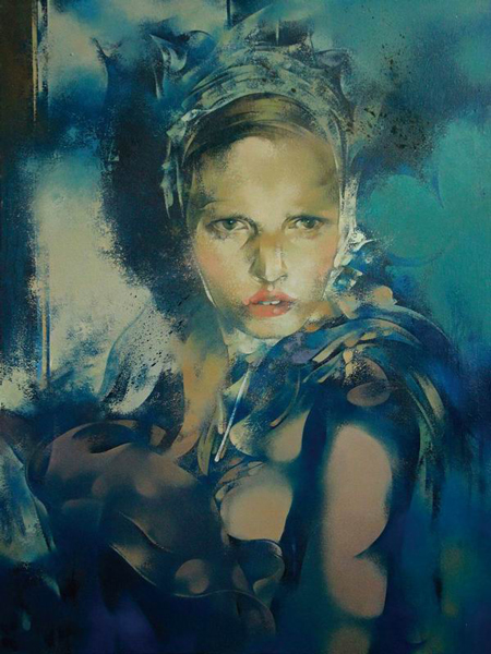 黄菁菁，《微凉》，80x60cm， 2013