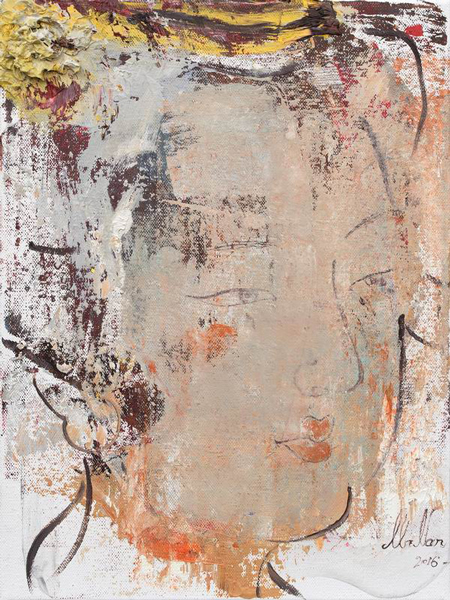 马楠，《风蝶令·天香引》，40x30cm， 2016