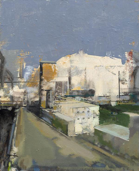 姜建忠，《柏柏尔人的路》，65x53cm ，2018