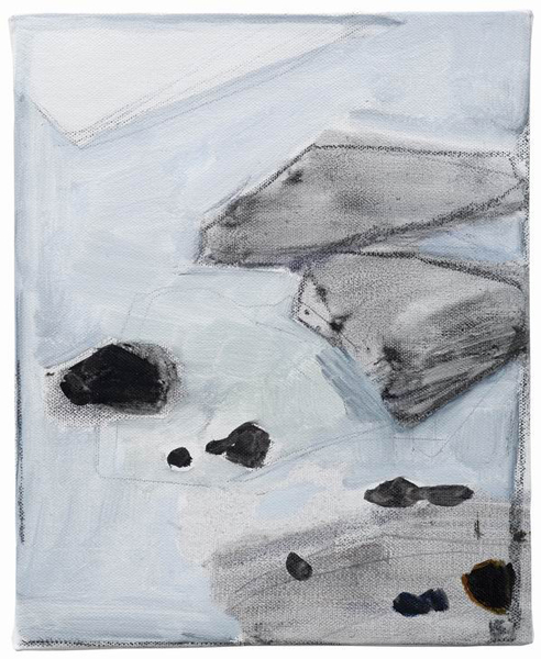 石至莹，《岩石 No.3》，31×25 cm，2018