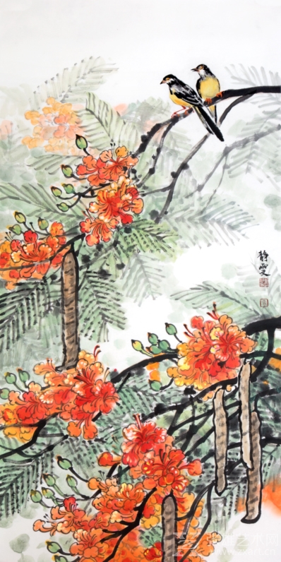 《凤凰花开——中山市树国画、诗歌创作展》将亮相中山美术馆