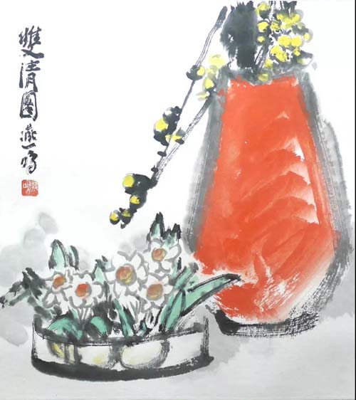   JY27 燕鸣 《 双清图 》