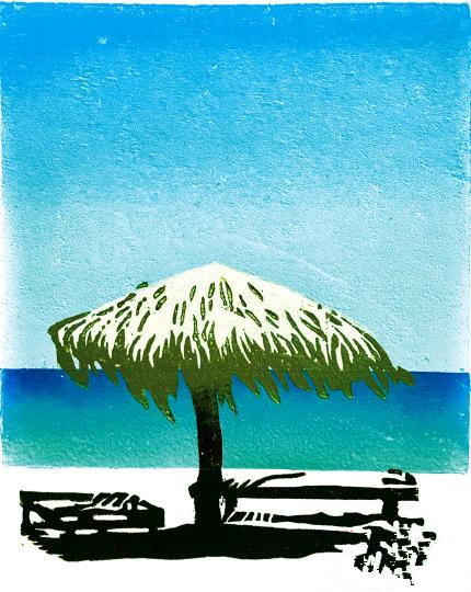 小版画、藏书票展出作品
