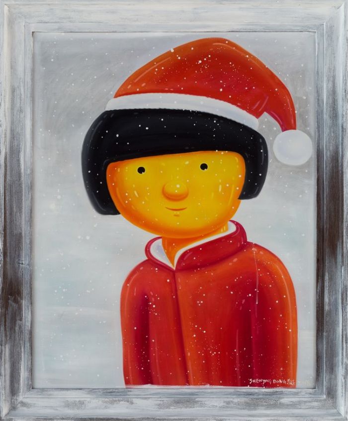 圣诞小米   100x80cm   2018 布面油画