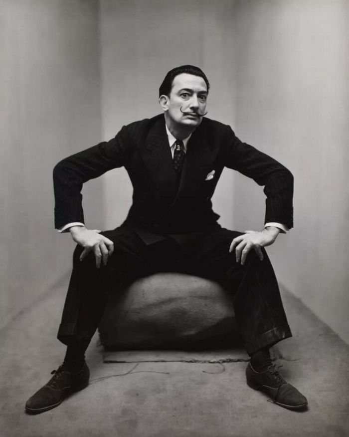 Irving Penn,Salvador Dalí (1 of 3), New York, 1947 © The Irving Penn Foundation