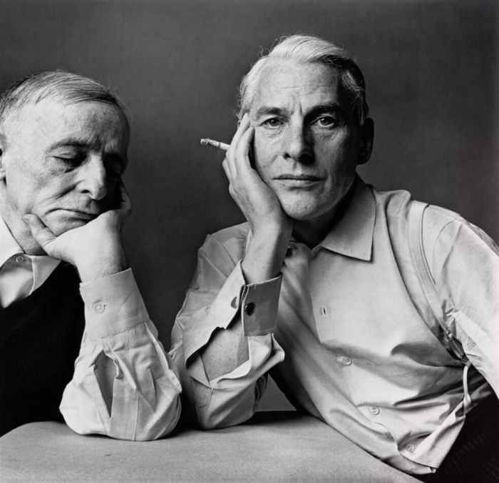 Irving Penn,Frederick Kiesler and Willem de Kooning (1 of 2), New York, 1960© The Irving Penn Foundation